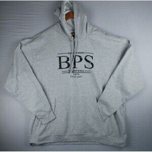 Bass Pro Shops Men’s 2XL Gray Hoodie Pullover Print BPS 2015 Brand New With Tags